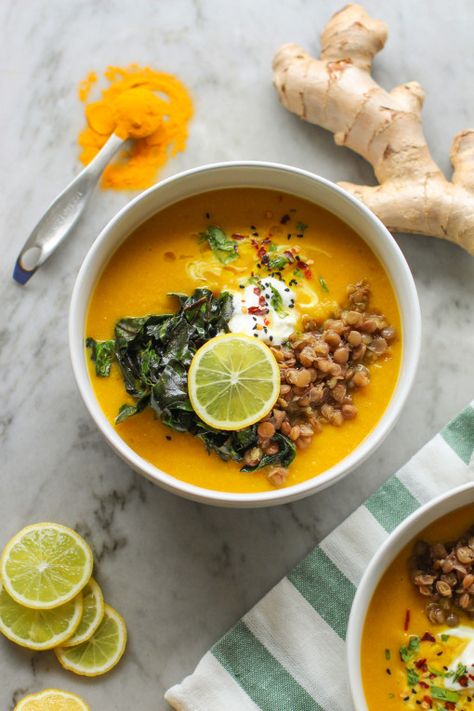 Soup Photography, Turmeric And Ginger, Food Photography Composition, Ginger Soup, Food Photography Ideas, Food Photoshoot, Photography Composition, Food Photography Tips, Food Drink Photography