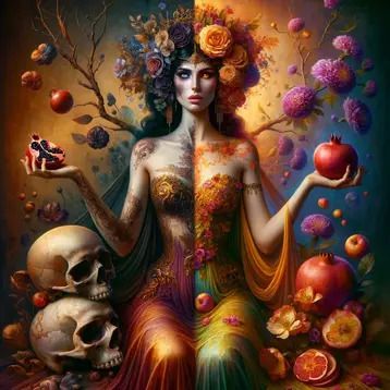 🝏 Persephone :: Queen of the Underworld Persephone Queen Of The Underworld, Hades Underworld, Greek Underworld, Persephone Greek Goddess, Persephone Art, God Of The Underworld, Persephone Goddess, Goddess Magick, Amazing Halloween Costumes