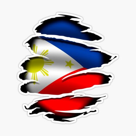 Redbubble Flag Of The Philippines, Philippines Tattoo, Philippines Art, Filipino Flag, Philippine Map, Tears Design, Map Tattoos, Philippine Art, Flag Tattoo