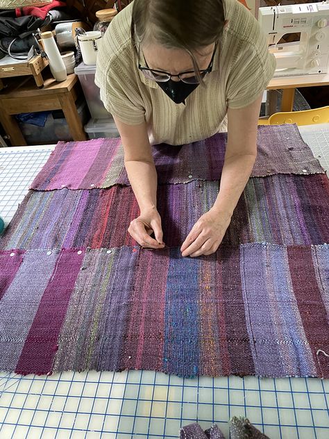 Ravelry: WEAVING IN THE SAORI WAY discussion topic - SEWING SAORI handwovens Saori Weaving, Fiber Arts, Art Room, Ravelry, Fiber Art, Weaving, Yarn, Sewing, Pattern