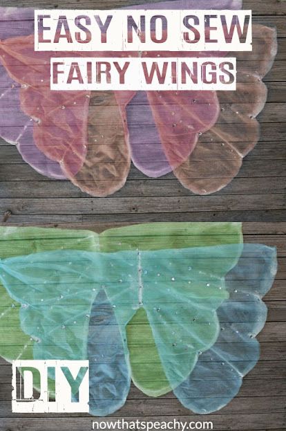 Easy Fairy Dress Diy, Diy Fairy Accessories Costume, How To Make Fairy Wings, Easy Fairy Wings, Fairy Wings Tutorial, Tinkerbell Wings, Wings Tutorial, Diy Fairy Wings, Fairy Costume Diy