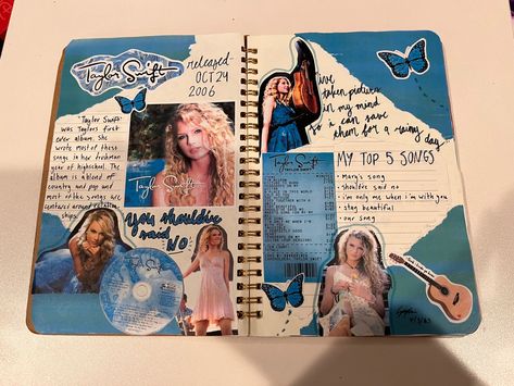 Eras Tour Scrapbook, Taylor Swift Scrapbook, Taylor Journal, Concert Scrapbook, Taylor Swift Journal, Song Journal, Taylor Swift Birthday Party Ideas, Taylor Swift Book, Taylor Swift Images