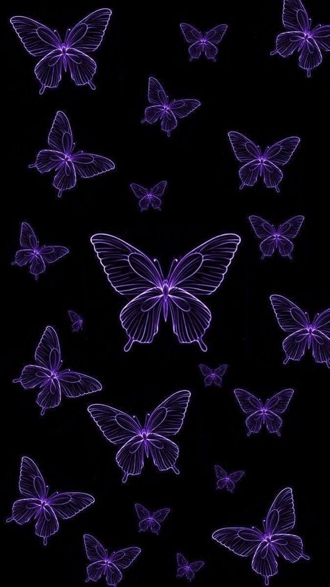 Black And Purple Butterfly Wallpaper, Black Butterfly Background, Purple Butterfly Wallpaper Iphone, Dark Purple Wallpaper Iphone Aesthetic, Purple Butterfly Wallpaper Aesthetic, Black And Purple Aesthetic Wallpaper, Purple And Black Aesthetic Wallpaper, Wallpaper Purple Butterfly, Dark Purple Wallpaper Aesthetic