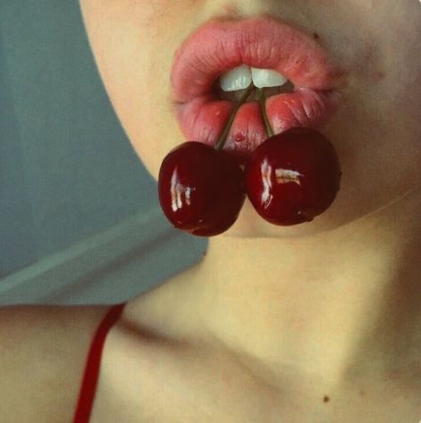 Cherry Girl, Cherry Wine, Cherry Cola, Red Aesthetic, Story Instagram, Photography Inspo, Cherry Red, Red Lips, Summer Aesthetic