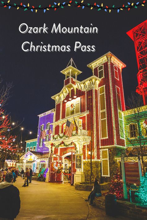 It's the most wonderful time of the year here in Branson, Missouri! Join us on a magical journey by following along the Ozark Mountain Christmas Pass where you'll be enchanted by dazzling live shows, twinkling lights, towering Christmas trees, festive sights, merry activities, cozy food, and charming shopping locations all dedicated to creating unforgettable holiday memories for you and your loved ones this Christmas. Explore these festive spots and win free prizes, it's that simple! Ozark Mountains Missouri, Branson Missouri Christmas, Branson Christmas, Branson Missouri Vacation, Missouri Vacation, Cozy Food, Mountain Christmas, Branson Missouri, Ozark Mountains