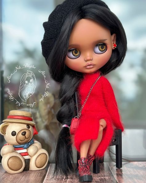 Blythe Dolls🌸Куклы Блайз | FOR SALE ❤️🖤 #alen_nik_blythe | אינסטגרם Blythe Dolls For Sale, Dolls For Sale, Cute Dolls, The Doll, Blythe Dolls, Baby Dolls, The Beauty, Dolls, On Instagram