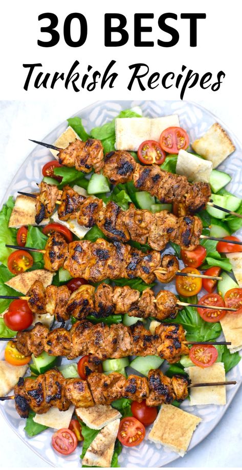 The 30 BEST Turkish Recipes - GypsyPlate Fall Party Food Ideas, Turkish Dinner, Turkish Food Traditional, Turkish Rice, Turkish Vegetables, Turkish Chicken, Turkish Recipe, Turkish Dishes, Fall Party Food