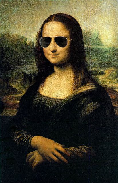 mona lisa shades Lisa Funny, Funny Mona Lisa, La Mona Lisa, Mona Lisa Art, Art Mona Lisa, Mona Lisa Parody, Lisa Smile, Mona Lisa Smile, The Mona Lisa