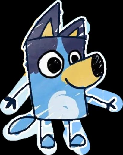 Bluey Bingo Drawings, Blue And Bingo Drawing, Blue And Bingo Cartoon, Bluey And Bingo Matching Pfp, Bluey Drawing Idea, Bluey Pfp Cute, Bluey Aesthetic Pfp, Bluey Cartoon Tattoo Ideas, Bluey Pfp Matching