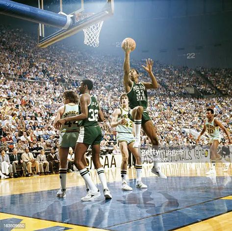 Michigan State Basketball, Basketball Images, East Lansing, Newspaper Print, Market Square, Ncaa Basketball, Magic Johnson, Michigan State University, Michigan State Spartans