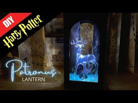 ⚡️Harry Potter DIY: Patronus Lantern - Diorama - YouTube Lantern Diorama, Patronus Harry Potter, Lantern Diy, Diy Lanterns, Harry Potter Diy, Wizarding World, Lanterns, The Magic, Harry Potter