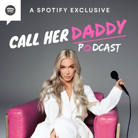 Call Her Daddy Podcast, Demi Lovato Gif, Podcast Photoshoot, Podcast Aesthetic, Dear Media, History Podcasts, Podcast Covers, Alex Cooper, Call Her Daddy