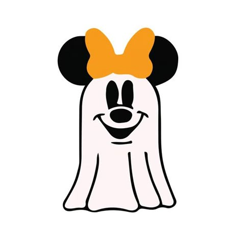 Mickey Mouse and Minnie Mouse Ghost SVG, Halloween Mickey SV - Inspire Uplift Disney Halloween Painting, Baby Half Birthday, Mickey Mouse Ghost, Halloween Minnie Mouse, Mickey Ghost, Halloween Classroom Door, Disney Halloween Svg, Birthday Bulletin Board, Halloween Activities For Toddlers