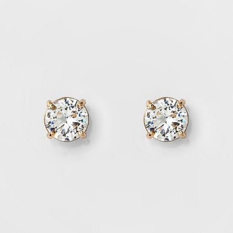 Gold ear studs