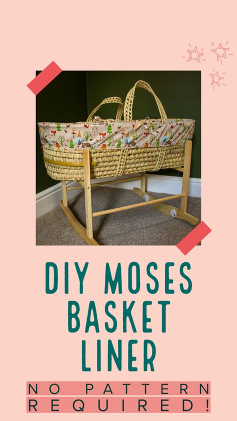 Moses Basket Diy How To Make, How To Make A Moses Basket, Moses Basket Pattern, Crochet Moses Basket Base, Baby Basinets, Crochet Baby Bassinet Moses Basket, Moses Bassinet, Bassinet Cover, Nursery Projects