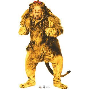 Advanced Graphics Lion Life-Size Cardboard Stand-Up | Wayfair Wizard Of Oz Lion, Oz Characters, Wizard Of Oz Characters, Cardboard Standup, Wizard Of Oz 1939, Lion Costume, Follow The Yellow Brick Road, Glinda The Good, Cowardly Lion