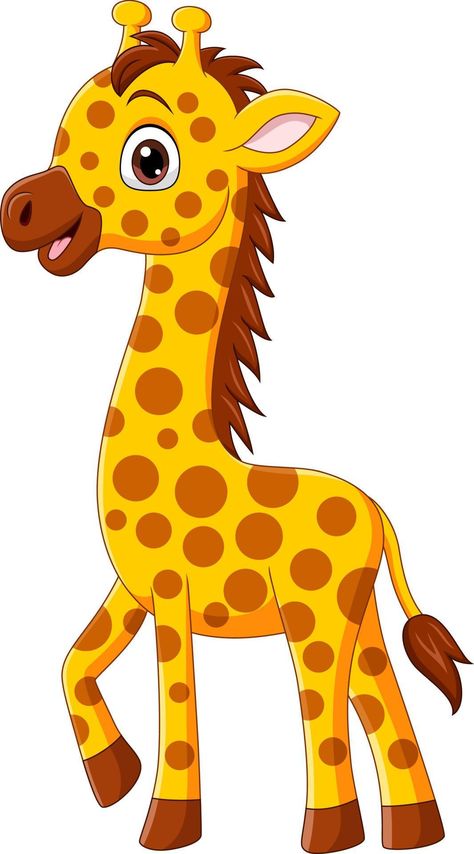 Giraffe Cartoon, Animal Pictures For Kids, Jungle Animal Art, Giraffe Drawing, Deer Cartoon, Safari Animals Birthday, Animal Printables, Cartoon Drawings Of Animals, Animal Templates