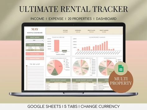 Airbnb Template Bookkeeping Income Expense Spreadsheet Multi Property Google Sheets Airbnb Host Vacation Short Term Rental Tracker Vrbo - Etsy Denmark Airbnb Management, Airbnb Business, Income Tracker, Income Property, Spreadsheet Template, Track Your Progress, Rental Income, Airbnb Host, Expense Tracker