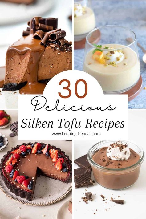 Silken Tofu Pudding Vegan, Tofu Tiramisu Recipe, Tofu Recipes Keto, Tofu Recipes Sweet, Silky Tofu Recipes Desserts, Silken Tofu Chocolate Pudding, Tofu Mousse Recipes, Tofu Desserts Healthy, Tofu Dessert Recipes Vegan