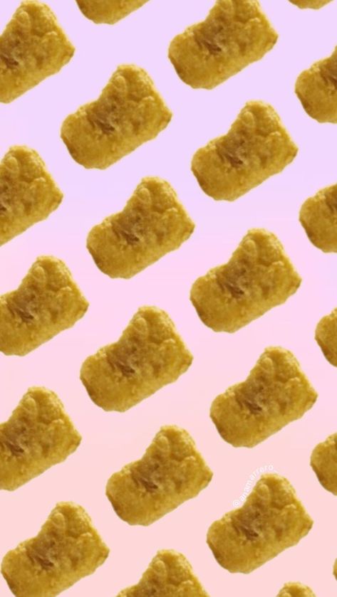 Chicken Nuggets Wallpaper, Chicken Nugget Wallpaper, Nugget Wallpaper, Nuggets Wallpaper, Business Food Ideas, Mcdonalds Nuggets, Chicken Business, Aesthetic Chicken, Delhi Food