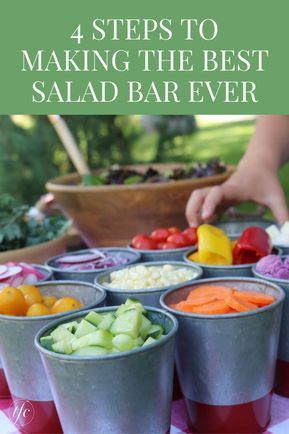 Outdoor Salad Bar Ideas, Salad Bar Display Presentation, Salad Bar Ideas Buffet Wedding Reception, Diy Salad Bar Ideas, Salad Bar Design, Salad Bar Ideas Buffet, Salad Bar Party, Diy Salad Bar, Party Food Bars