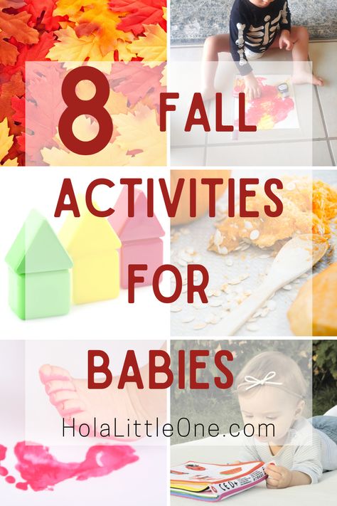 Fall Crafts For 10 Month Old, Fall Crafts For 11 Month Old, Fall Crafts With One Year Old, Fall Crafts For 16 Month Old, Autumn Activities For Infants, Fall Activities For 6 Month Old, Fall Activity For Infants, Fall Crafts For Infants Baby, Fall Nursery Crafts