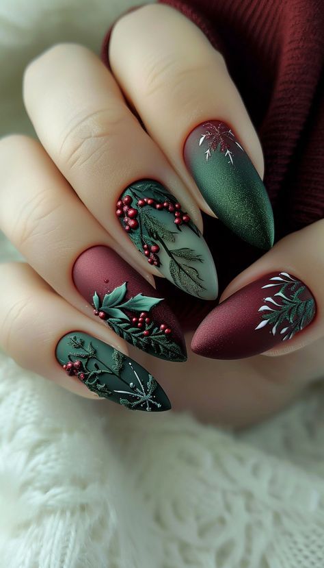 Minimalist Christmas Nails, Bumble Bee Nails, Nail Stamping Ideas, Bee Nails, Nails Trending, Witchy Nails, Nails Autumn, Festive Nail Art, Trending Nails