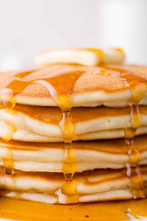 Sweet Cream Pancakes Recipe, Sweet Cream Pancakes, Basic Pancake Recipe, Basic Pancakes, Pancake Warmer, Cream Pancakes, Perfect Pancakes, Sunday Dinners, Pancakes Ingredients