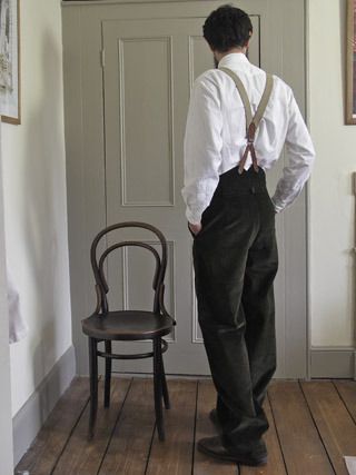 Old Town Clothing, British Workwear, Holt Norfolk, High Rise Trousers, Monty Don, Norfolk England, Suspenders Men, Bioshock, Trouser Style