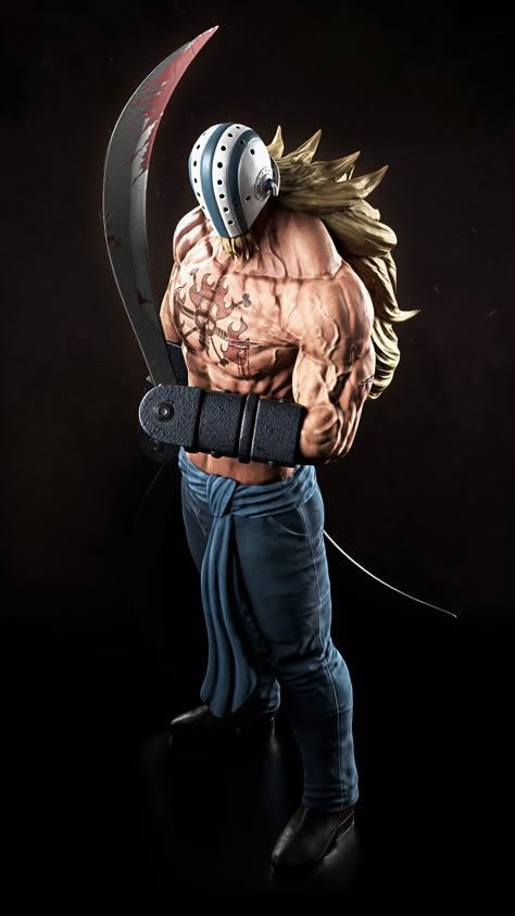 ArtStation - Killer - One Piece Eustass Kid X Killer, Whos Who One Piece, Concept Sculpture, One Piece Killer, Kid And Killer, Killer One Piece, Captain Kid, One Piece Men, One Piece Figure