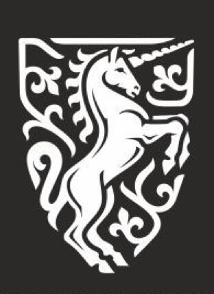 Celtic Unicorn Tattoo, Scottish Unicorn Tattoo, Scottish Unicorn, Animal Stencil Art, Viking Wallpaper, Horse Stencil, Unicorn Logo, Monogram Wallpaper, Unicorn Tattoos