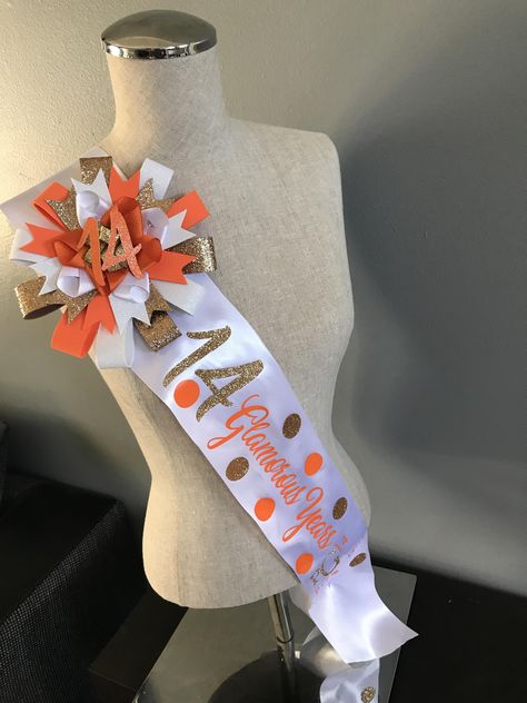 Homecoming Queen Sash, 21st Birthday Sash Diy, Diy Birthday Sash, Bday Sash, 18th Birthday Sash, 16 Bday Sash, Personalized Sash, Senior Night Posters, Custom Sash