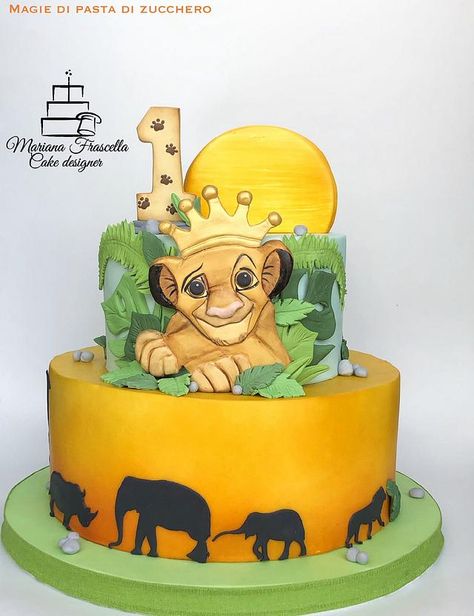 Lion King Birthday Party Ideas, Lion Birthday Party, Lion King Theme, Lion King Party, Lion Birthday, Lion King Cakes, Disney Birthday Cakes, Lion King Birthday, Safari Cakes