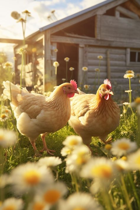 Backyard Breed Guide: Buff Orpington Chickens Chickens On The Farm, Chicken Asthetic Picture, Chickens Photos, Cute Chicken Art, Chicken Animal Cute, Rooster Aesthetic, Chickens Aesthetic, Rooster Photography, Chickens Animal