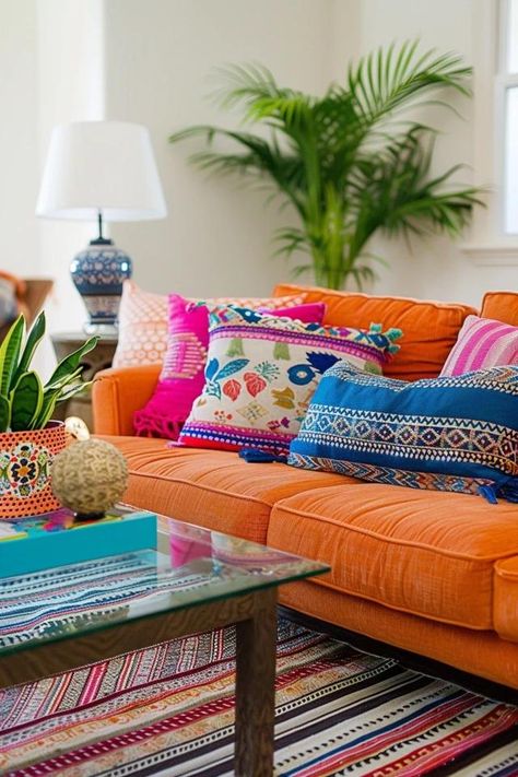 Boho Chic Decorliving Room Essentials &amp; Tips Boho Style Living, Cozy Eclectic, Boho Chic Living Room, Backyard Balcony, Unique Furniture Pieces, Feels Like Home, Bohemian Aesthetic, Chic Living Room, Online Interior Design