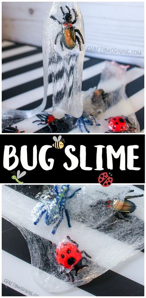 Insect Study, Kids Slime, Bug Activities, Insects Preschool, Bugs Preschool, Insect Activities, Spring Art Projects, Insect Crafts, Insects Theme