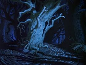 Animation Backgrounds: The Legend of Sleepy Hollow (Disney, 1949) Sleepy Hollow Disney, Painted Backgrounds, The Legend Of Sleepy Hollow, Disney Crossover, Legend Of Sleepy Hollow, Disney Background, Headless Horseman, Old Disney, Sleepy Hollow