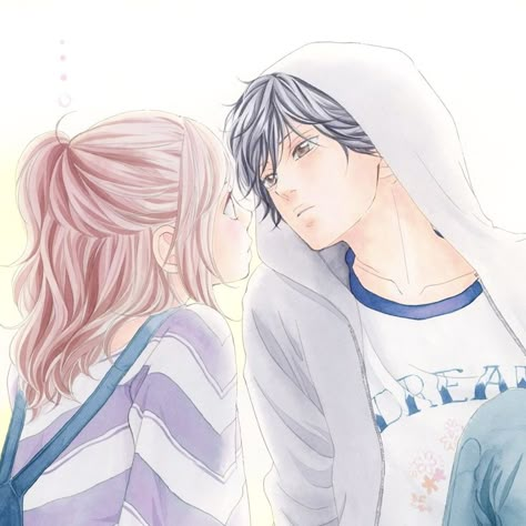 Futaba X Kou, Futaba And Kou, Shoujo Protagonist, Kou Futaba, Kou And Futaba, Ao Haru Ride Kou, Kou Mabuchi, Futaba Y Kou, Manga Recommendation