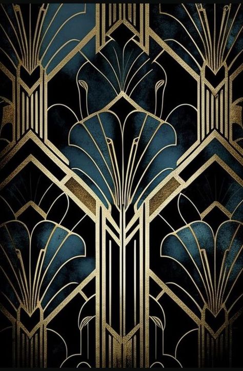 Palm Fan, Art Deco Design Graphics, Art Deco Motif, Art Deco Aesthetic, Art Deco Artwork, Motif Art Deco, Art Deco Inspiration, Deco Wallpaper, Geometric Design Art