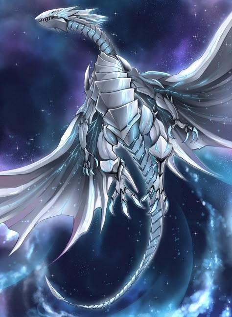 Fantasy Dragon Art, Blue Eyes White Dragon, Yugioh Dragons, Ultimate Dragon, Dragon Type Pokemon, Legendary Monsters, Yugioh Art, Types Of Dragons, Seto Kaiba