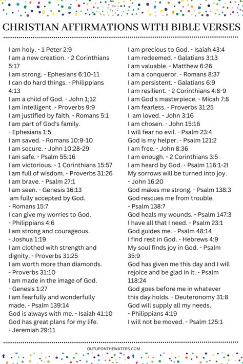 Daily Affirmations From God, Truths God Says About Me, Scripture Who God Says I Am, Bible Aethstetic, Postive Afframations Bible, Bible Declarations Scriptures, You Say God Says, I Am Bible Affirmations, Christian Declarations For Women