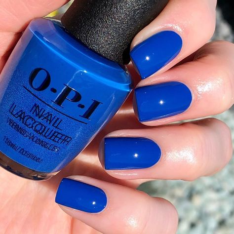 Opi Blue Nail Polish, Opi Gel Nail Colors, Opi Blue, Spring Nail Polish Colors, Opi Nail Polish Colors, Opi Gel Nails, Opi Nail Colors, Nails Opi, Nagellack Trends