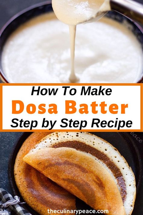 Pin on Dosa Recipes South Indian Breakfast Recipes At Home, Mysore Masala Dosa Recipe, South Indian Dosa Recipe, Gluten Free Indian Food, Light Lunch Recipes, Dosa Batter Recipe, Healthy Crepes, Karnataka Recipes, Plain Dosa