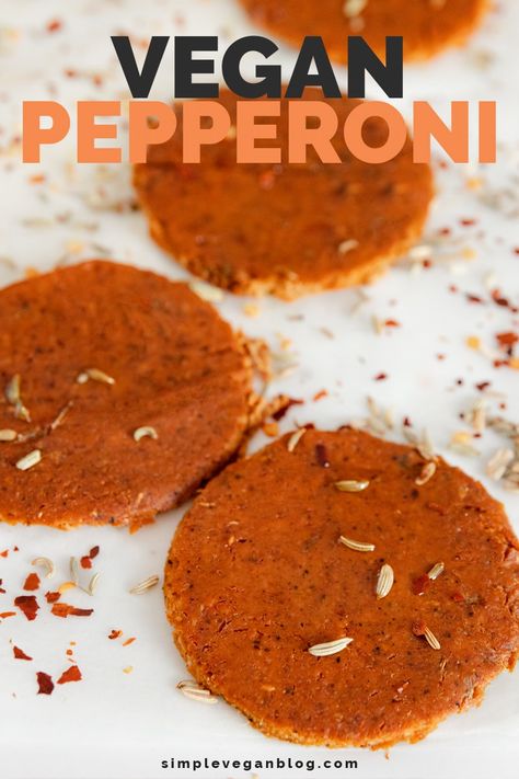 Gluten Free Tofu, Vegetarian Pepperoni, Vegetarian Pizza Toppings, Tofu Meat, Vegan Pepperoni Pizza, Pegan Diet, Pepperoni Recipes, Vegan Meat Recipe, Vegan Pepperoni