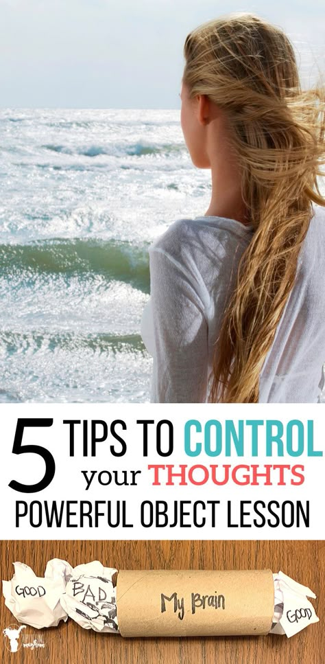 Controlling Your Thoughts, Sunday School Object Lessons, Control Your Thoughts, Youth Lessons, Kids Church Lessons, Bible Object Lessons, Yes And Yes, Mind Hacks, Childrens Sermons