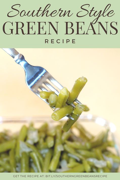 Southern Style Green Beans Recipe - The Domestic Diva Tasty Green Beans, Fresh Green Bean Recipes Boiled, Country Green Beans Southern Style, Southern Green Beans Recipe Canned, How To Cook Fresh Green Beans On Stove, Fresh Green Beans How To Cook, French Style Green Beans Recipe, Pole Beans Recipe, Green Beans Southern Style