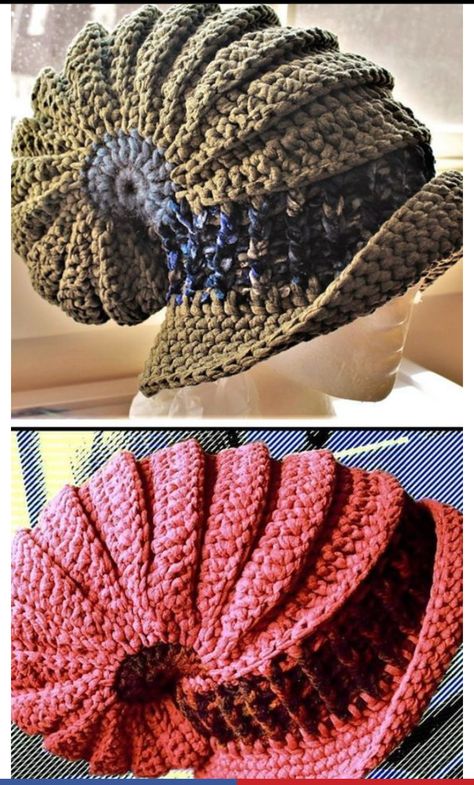 Rave Crochet, Crochet Snail, Wearable Crochet, Crochet Sun, Crochet Summer Hats, Crochet Hat Free, Crocheted Hats, Yarn Craft, Crochet Design Pattern