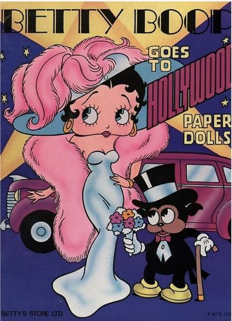 A Cartoon, Betty Boop, Cartoon Character, Paper Dolls, Hollywood, Dolls, Pink