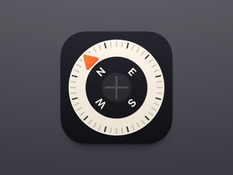 Compass Icon by Oleg Kovalenko on Dribbble Compass Images, Cool Widgets, Navigation Ui, Launcher Icon, Lawyer Logo, Camping Icons, Phone App Icons, Compass Icon, Car Ui