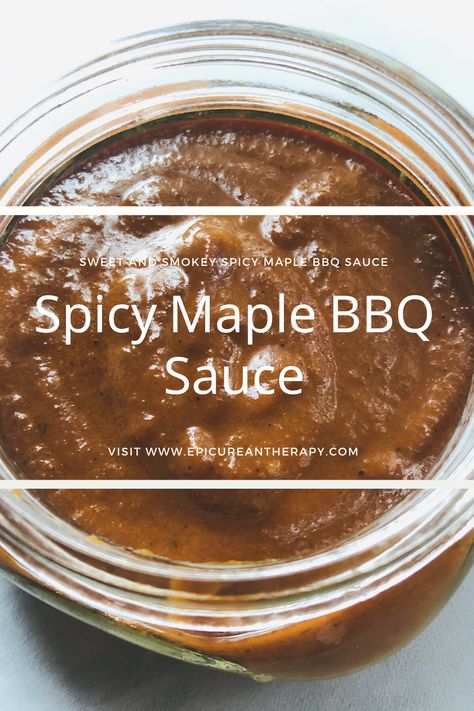 Make this sweet and smokey Spicy Maple BBQ Sauce and you’ll be so happy you did. The recipe is simple to make, so very versatile and packs one heck of a flavor punch. This is the perfect BBQ sauce for all your grilling and BBQ flavoring needs including grilled meats, veggies and savory plant-based products such as the Beyond Burger. Maple Bbq Sauce, Maple Bbq Sauce Recipe, Chicken Ham, Bbq Sauce Recipe, Grilled Veggies, Reduce Food Waste, Grilled Meat, Party Food Appetizers, Bbq Sauce